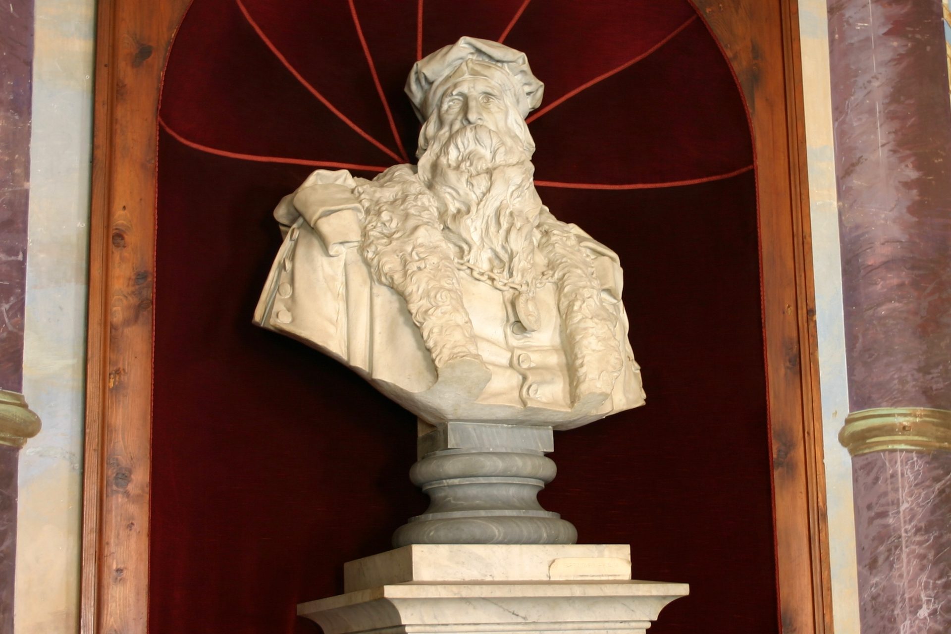 Bartolomeo Eustachi's bust, Municipality Hall, San Severino Marche, Italy - 03.JPG